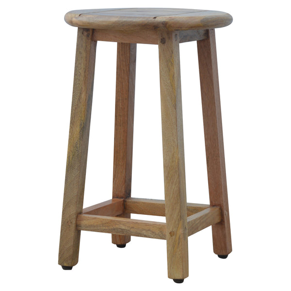 Mango Wood Breakfast Table with Two Stools