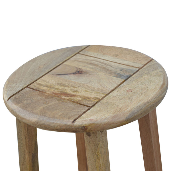 Mango Wood Breakfast Table with Two Stools